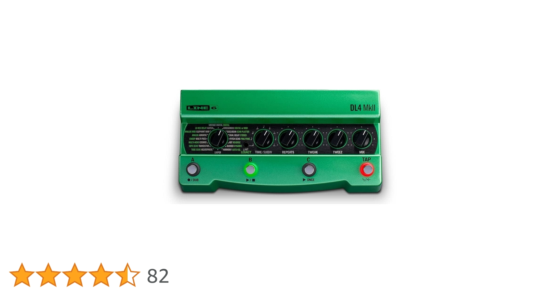 Amazon | Line 6 DL4 MKII ディレイモデラー グリーン | ディレイ Amazon | Line 6 DL4 MKII ディレイモデラー グリーン | ディレイ